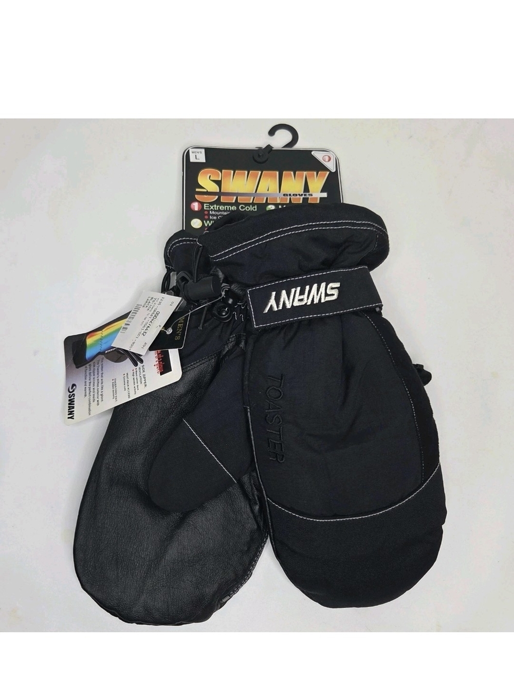 Swany NWT Toaster Extreme Cold Glove Mittens Mens L Mountain Climbing Ice Ski